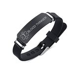 Medical Alert Bracelet For Men Blood Thinner