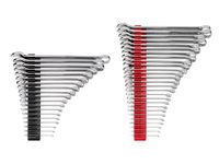 TEKTON Combination Wrench Set with Modular Wrench Organizer, 46-Piece (1/4-1-1/4 in., 6-32 mm) | WCB95303