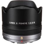 Panasonic HF008 8mm f/3.5 ED Fisheye Lens for Lumix G Micro Four Thirds Digital Cameras