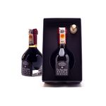 La Secchia - "Affinato", Traditional Aged Balsamic Vinegar of Modena DOP, minimum 12 Years Old, 100 ml Bottle of Italian Aged Balsamico DOP, With Gift Box and Blown Glass Dispenser