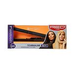 Kiss Products Red Ceramic Tourmaline Professinal Flat Iron, 0.75 Inch, 1 Pound