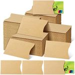 1200 Pcs Kraft Coin Envelopes 3.5'' x 2.4'' Key Card Holder Sleeves Small Blank Gift Card Envelopes Keys and Card Holder Coin Mailing Envelopes for Seeds Cards Keys