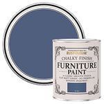 Rust-Oleum Chalk Chalky Furniture Paint Ink Blue 750ML, 0070024G1