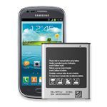 Battery for Samsung Galaxy S3 Mini 1600 mAh (without NFC), High Power Replacement Battery Compatible with Samsung Galaxy S3 Mini GT-i8190, Ace 2 GT-i8160, S Duos GT-S7562, S7568