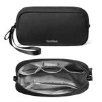 tomtoc Cable Organiser Bag Travel Pouch Water Resistant Accessory Bag Cord Organiser for Essentials, Tech Pouch Accessories Carry Storage for Power Bank, Charger, Airpods, USB, Pocket 3, Daily Items