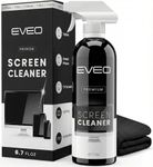 EVEO® Screen Cleaner Spray Kit (Streak-Free) TV Screen Cleaner for Smart TV, LCD, LED, OLED | Computer Spray and Wipe Microfiber Cloth for Monitor, Laptop, iPad, Car & More - 1 Pack