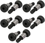 uxcell 10pcs 40Cr Steel Shoulder Bolt 8mm Shoulder Dia 12mm Shoulder Length M6x12mm Thread