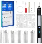 Engraving Pen Kit, Rechargeable Cor