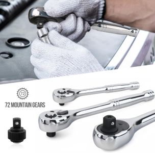 Amazon Basics 201-Piece Socket Set – Comprehensive Tool Kit