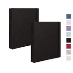 Cherrich Small Polaroid Photo Album 2x3, Pack of 2 Linen Picture Book, Each Mini Album Holds 208 Photos for Fujifilm Instax Mini Polaroid Snap