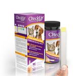 CheckUp Protein Urine Testing Strips for Cats and Dogs - Detection of protein levels in the urine x 50