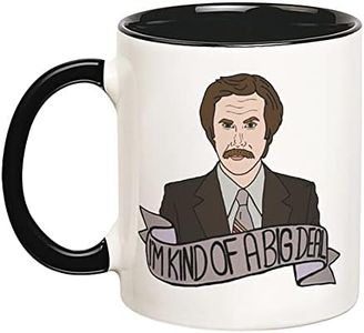 Fonhark - Ron Burgundy Mug, Anchorman, San Diego, Will Ferrel, SNL, Comedy, 11 Oz Novelty Coffee Mug/Cup