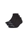 Adidas Men's No Show 3Pp Socks, Black/White, XL