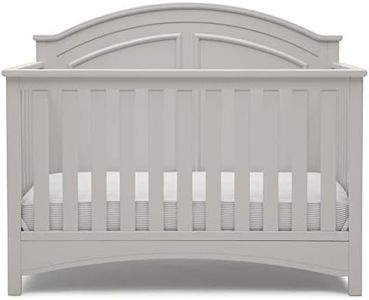 Delta Children Perry 6-in-1 Convertible Crib - Greenguard Gold Certified, Moonstruck Grey