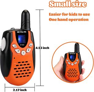 Retevis Kids Walkie Talkies, Orange – RT602 Two-Way Radios