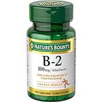 Nature's Bounty Vitamin B2 as Ribof