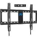 Mounting Dream TV Mount Fixed for Most 42-84 Inch Flat Screen TVs, TV Wall Mount Bracket up to VESA 600 x 400mm and 132 lbs - Fits 16"/18"/24" Studs - Low Profile and Space Saving MD2163-K