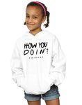 Friends Girls How You Doin? Hoodie White 9-11 Years