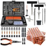 GADLANE Car Tyre Repair Kit - 99pcs Heavy Duty Tubeless Car Tyre Repair Kit, Complete Puncture Repair Kit Car, Truck, Van, Trailer, Campervan, Motorcycle & More - 99 Piece Set