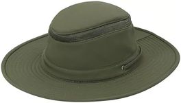 KANUT SPORTS Cimarron Safari Hat for Men and Women Wide Brim Sun Hat for Hiking, Running, Fishing Sun Protection Summer Hat (US, Alpha, Large, Military Green)