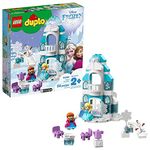 LEGO DUPLO Disney Princess Frozen Ice Castle 10899 Building Toy with Light Brick, Princess Elsa and Anna Mini-Dolls plus Olaf Figure, Gifts for 2 Year Old Toddlers, Girls & Boys