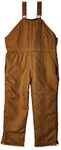 Dickies Men's Insulated Bib Pocket Overalls BROWN M S