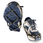 Anti-Slip Shoes Ice Gripper, 1 Pair Crampons for Hiking Boots, Universal Ice Cleats Traction Snow Grips for Shoes Boots, Crampons Ice Snow Grips for Walking,Jogging, Climbing and Hiking