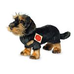 Teddy Hermann 91923 Dog Wire-Haired Dachshund 11"/28 cm, Soft Toy, Plush Toy