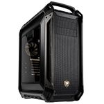 Cougar Panzer Max the ultimate full tower gaming case tempered glass, Black