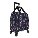 World Traveler Prints 18-inch Spinner Carry-On Luggage, Cactus Purple