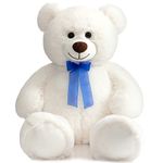 HollyHOME Teddy Bear Plush Giant Teddy Bears Stuffed Animals Teddy Bear Love 36 inch White