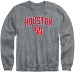 Barnesmith University of Houston UH Cougars Adult Unisex Crewneck Sweatshirt, Spirit, Charcoal Grey, X-Large