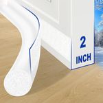 MAXTID Huge Door Draft Stoppers for Bottom of Door 36 Inch Under Door Gap Filler Bottom Door Seal Strip White Door Sweeps Insulation for Exterior/Interior Doors Reduce Noise, Air, Smell Crack Blocker