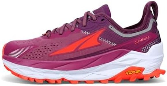 ALTRA Women's Olympus 5 AL0A7R74 Trail Running, Purple/Orange, 7
