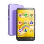 TIMMKOO 80GB Kids MP3 Player with Bluetooth and WiFi, Parental Controls, Pre-Installed Spotify, Spotify Kids, Audible, 4" Touch Screen MP4 Music Player Up to 1TB (Purple)