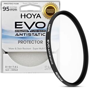 Hoya EVO Antistatic 95 mm Lens Filter — Premium Optical Glass w/ 16-Layer SMC Lens Protector for 99.8% Light Transmission, 5mm Thick, Dust & Scratch-Resistant, Water Repellent for Clear Image Quality