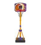 VTech Counting Hoops Basketball Stand, Adjustable Basketball Stand with Electronic Backboard & LED Screen, 3 Games, Sound Effects & Light Show, Toddler Toy for 3, 4, 5+ Years, English Version