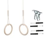 MAMOI® Trapeze bar baby swing, Indoor gymnastic rings, Monkey bars gorilla gym, Gymnastics pull up equipment for kids, Olympic rings and swings for calisthenics