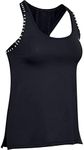 Under Armour Women's Western T Shirt, Black Black White, Small US