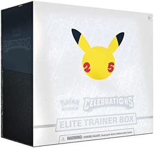 Pokémon Card Game Sets, Includes 50 Pokémon Cards, 65 Card Sleeve Protectors, Dice, Counters, Rule Booklet, Players Guide, & Poster, Pick Your Set! (25th Anniversary - Celebrations)