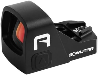 GOWUTAR A17 RMSc Micro Red Dot Sight Shake Awake 2 MOA Compact Pistol Reflex Sight Rifle Scope with Picatinny Mount (Red Dot)