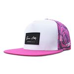 Grace Folly Trucker Hat for Men & Women. Snapback Mesh Caps (One Size, Rose- Pink)