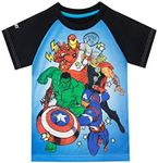 Marvel Boys Avengers T-Shirt (10) Blue