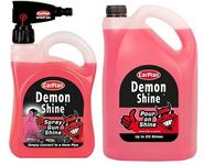 CarPlan Demon Shine Twin Pack Shine Spray Gun 2 Litre And 5L Demon Shine Top Up