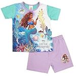 Disney Girls Little Mermaid Short Pyjamas (Little Mermaid - Shorty, 3-4 Years)