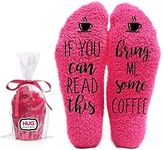 Pink Funny Socks for Women - Cozy Fuzzy Socks in Cupcake Packaging - Stocking Stuffers - Christmas Gifts for Women, Mom