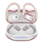 Wireless Earbuds Bluetooth Headphones 80Hrs Playtime Ear Buds IPX7 Waterproof Sports Earphones Wireless Charging Case Over-Ear Earhooks Headest