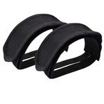 Sehoangd 2Pcs Pedal Straps Cycling Kids Bike Foot Pedal Straps Toe Clips Straps Tape for Fixed Gear Bike BlackBeam strap