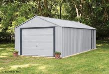 Arrow 14' x 31' Murryhill Garage Galvanized Steel Extra Tall Walls Prefabricated Shed Storage Building