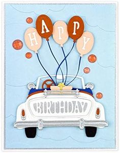 SPELLBINDERS PAPERCRAFTS, INC SPELLBINDER ETCH DIE SUNDAYDRIV, Metal